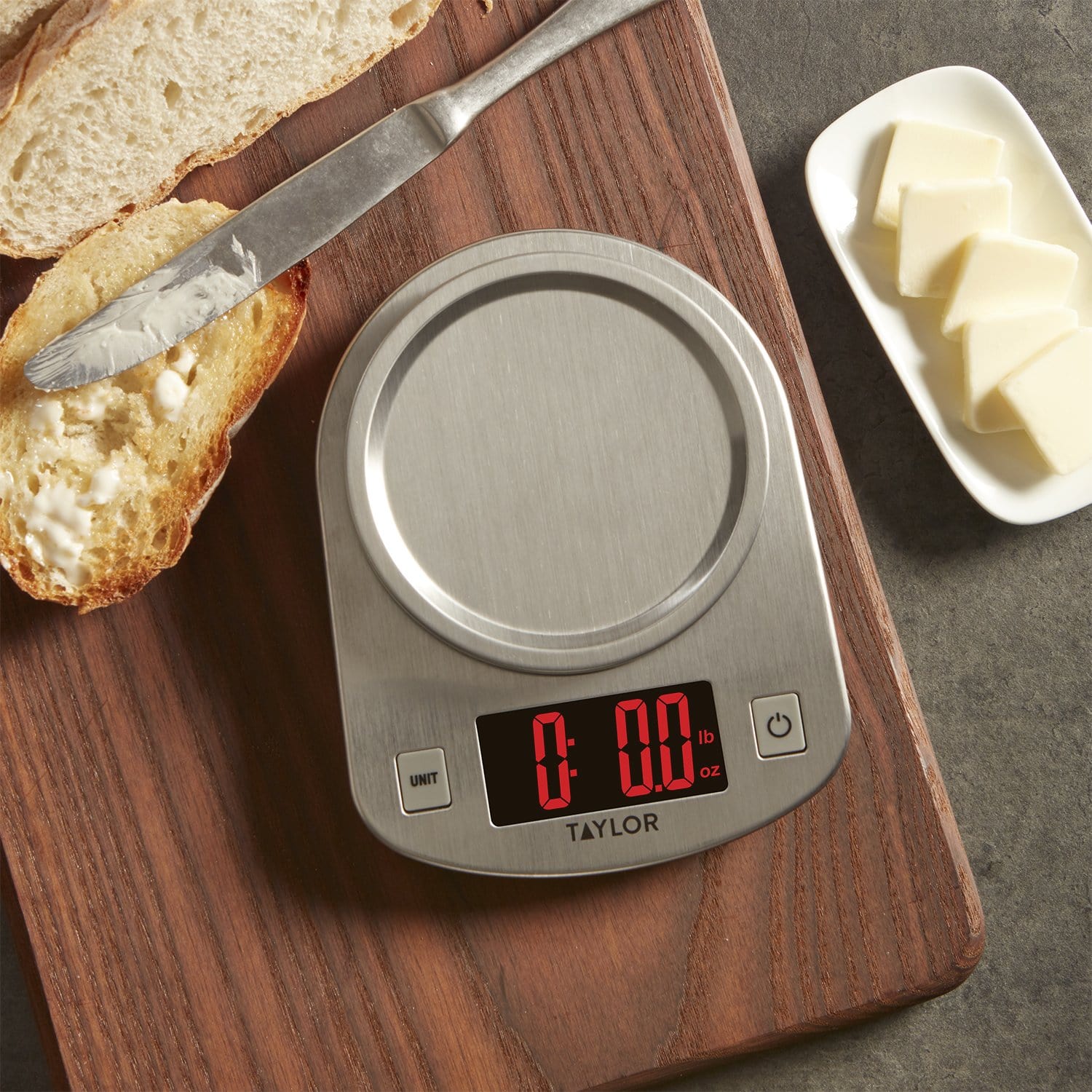 Premium Stainless Steel LED Digital Kitchen Scale - Accurate Food Weight Measurement for Baking, Cooking & Portion Control | Perfect for Home & Professional Use