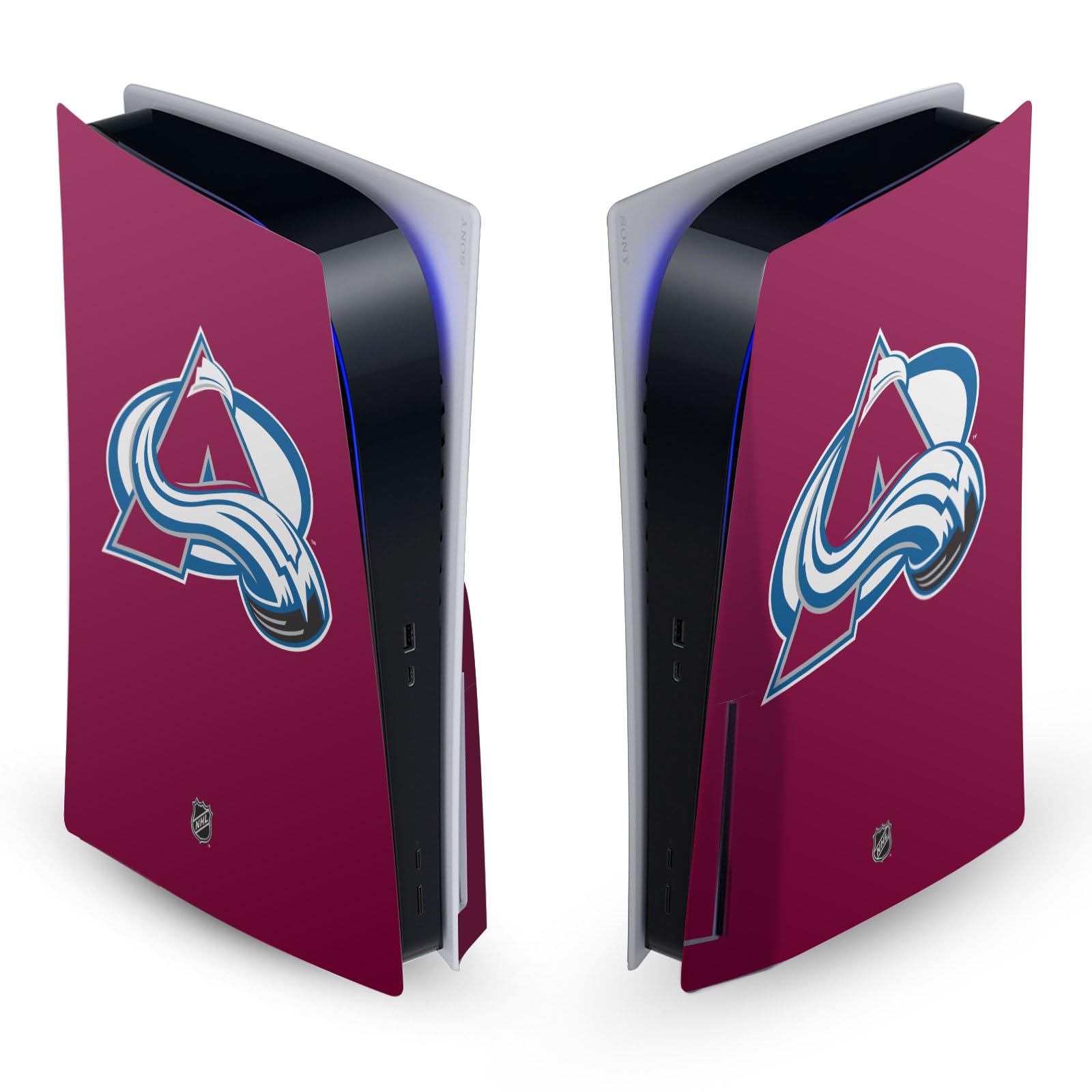 Official NHL Colorado Avalanche PS5 Skin for Sony PlayStation 5 Disc Edition - Gaming Decal
