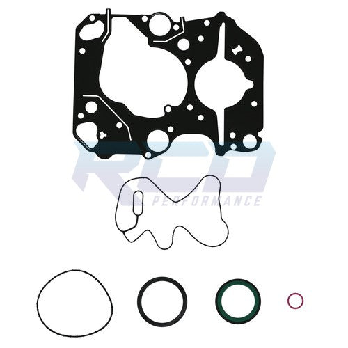 Fel Pro 2008-2010 Ford 6.4L Powerstroke Front Cover Timing Gasket Set - Engine Repair & Maintenance for Diesel Trucks