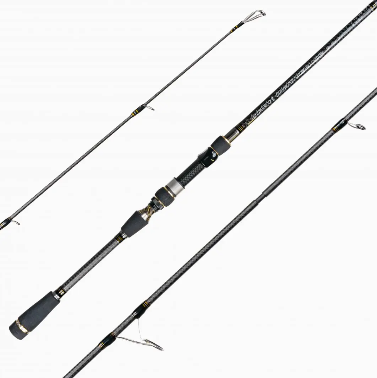 Dark Matter OB Surf Spinning Rods 10 Feet 2-Piece Saltwater Fishing Rod - Perfect for Beach, Pier, and Jetty Surf Fishing Adventures