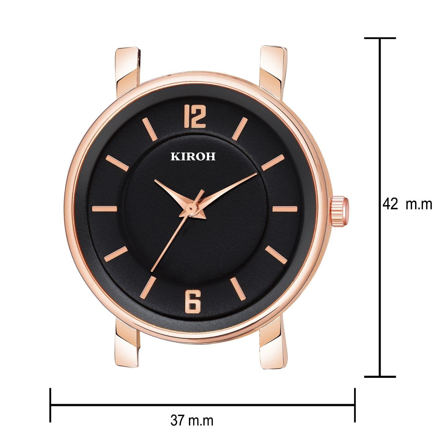 KIARVI GALLERY Women's Analog Watch with Stylish Leather Strap - Classic Grey Timepiece for Women & Girls | Perfect for Office, Casual Wear & Everyday Fashion