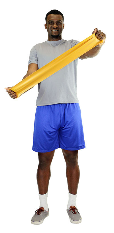CanDo Pre-Cut Exercise Bands for Strength Training, Physical Therapy, and Home Workouts – Latex Resistance Bands for Fitness, Rehabilitation, and Stretching