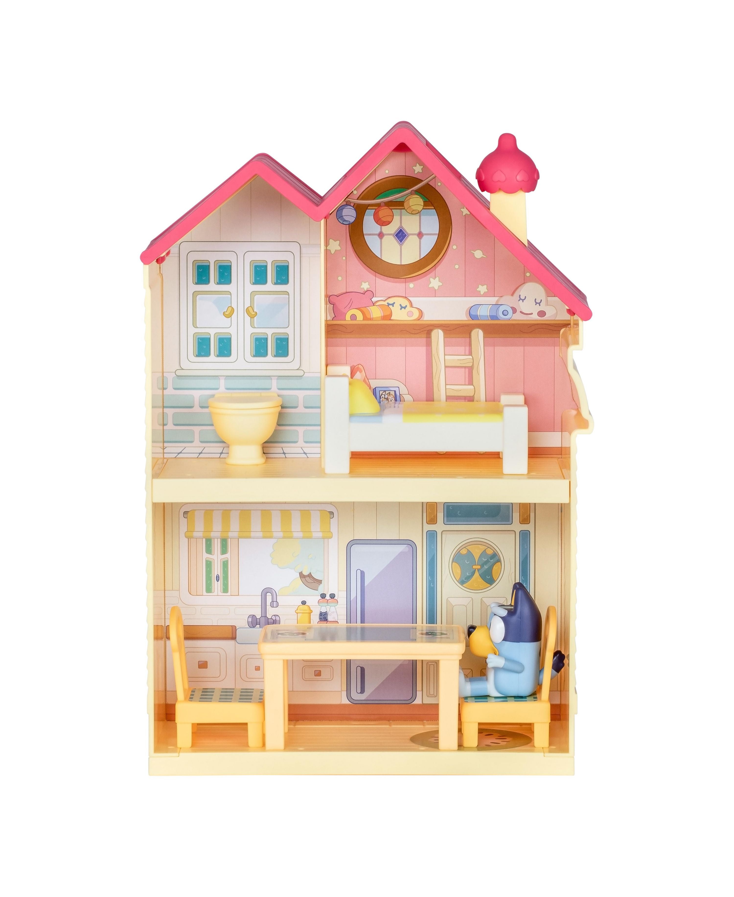 Bluey Mini Heeler Home Playset with Figures & Accessories - Interactive Playset for Kids, Perfect for Imaginative Play & Storytelling at Home