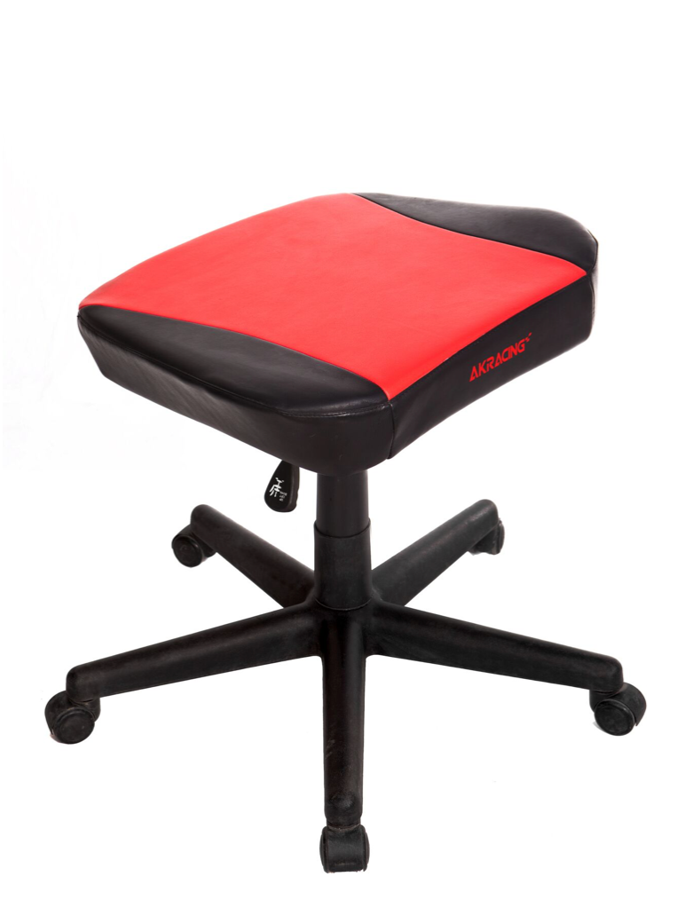 AK Racing Footrest - Adjustable Ergonomic Gaming Footrest with Non-Slip Base, Red - Perfect for Office Chairs, Gaming Setups & Home Workstations