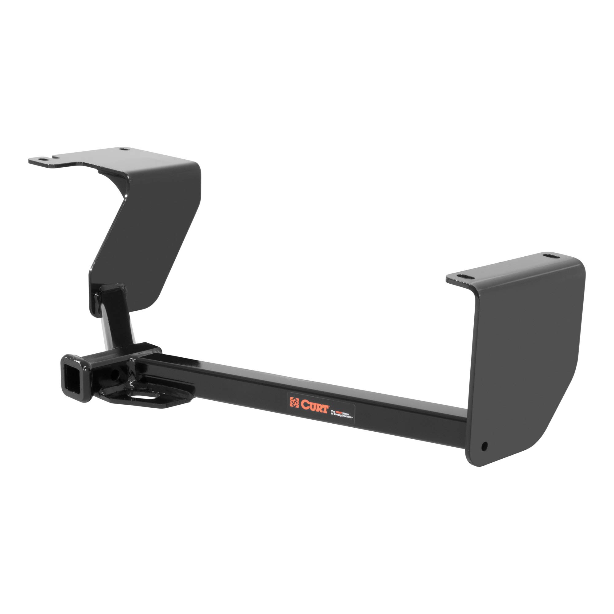 CURT 11363 Class 1 Trailer Hitch - 1-1/4 Inch Receiver for Fiat 500 - Heavy Duty Black Towing Accessory - Perfect for Bikes, Cargo Carriers & Small Trailers