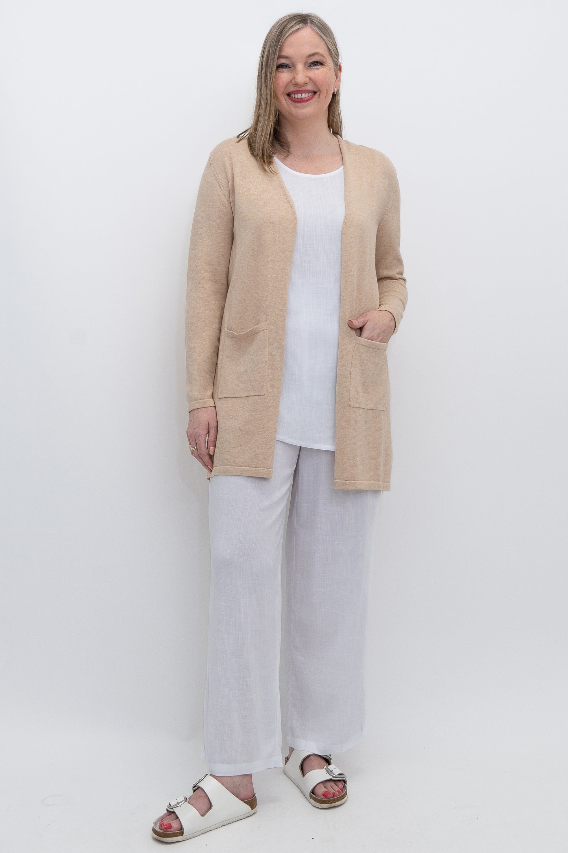 Justine Sweater Women's Natural Cotton Knit Top - Cozy Casual Pullover for Fall & Winter | Perfect for Office, Date Night and Weekend Outfits