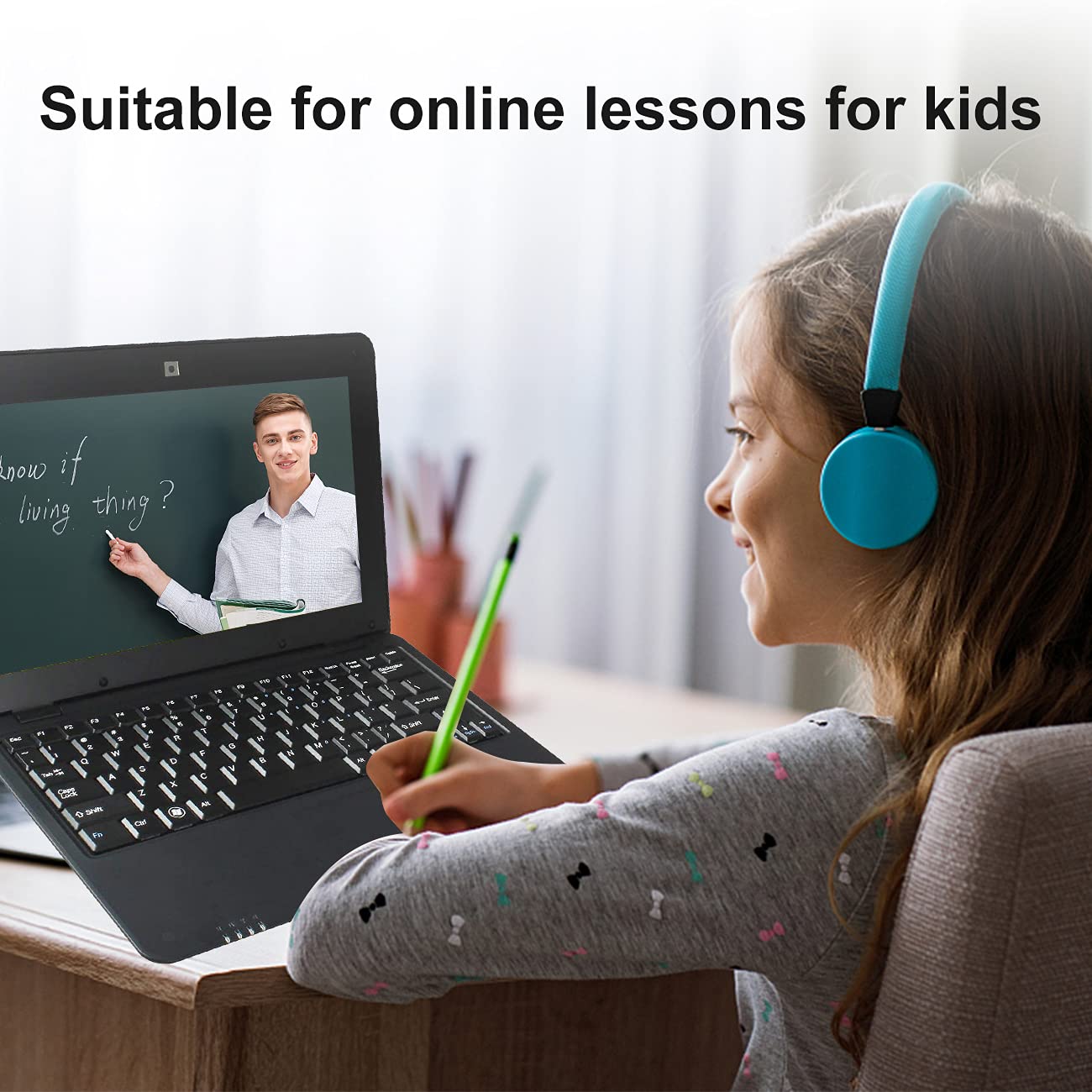 BlueBose 10 Inch Mini Laptop Notebook - Android Tablet PC with Dual Core Processor, 4GB RAM, 512M DDR3, WiFi, USB & HDMI Ports, Built-in Camera (Black) - Perfect for Work, Study & Entertainment On The Go