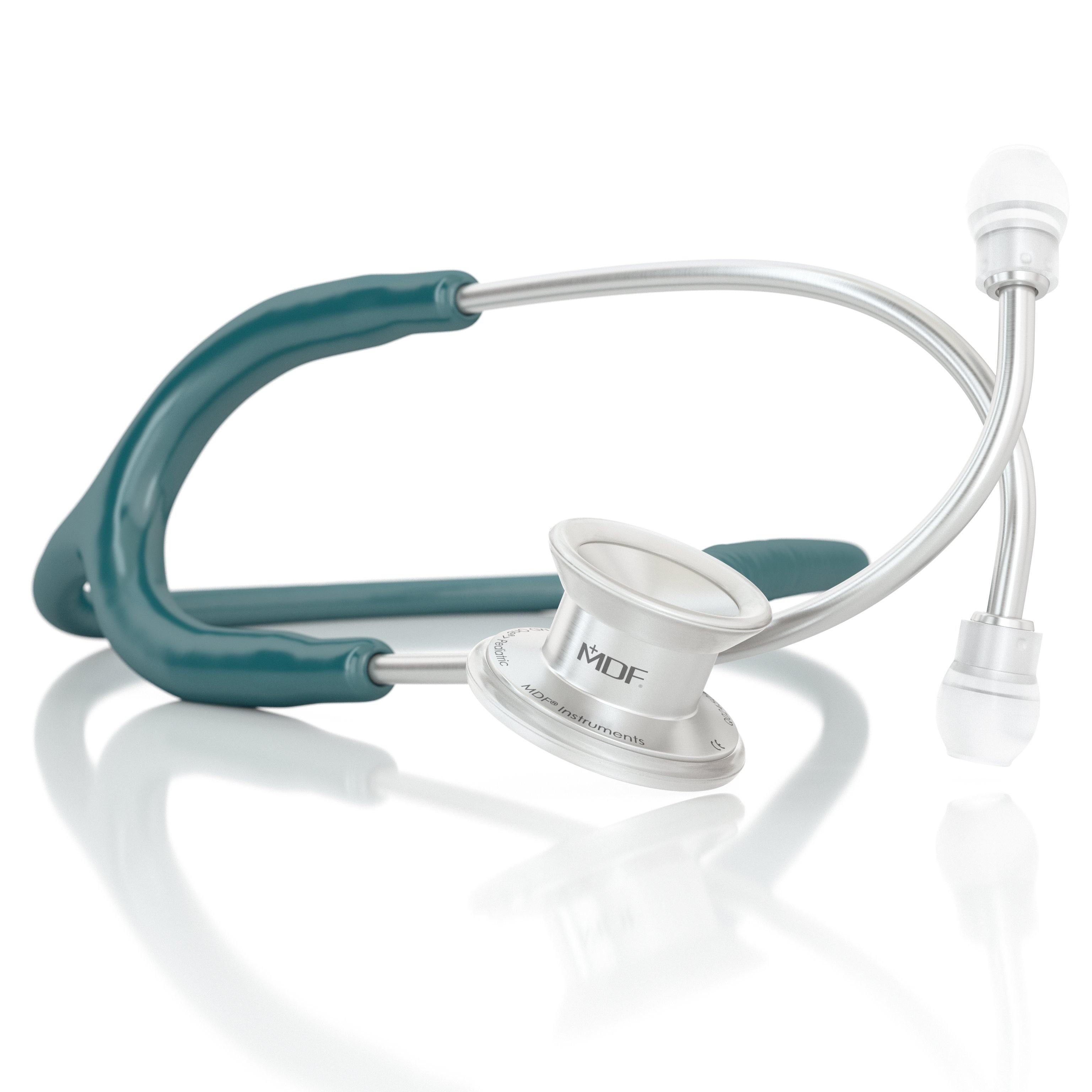 MD One® Pediatric Stethoscope - Lightweight & Accurate for Kids - Green - Perfect for Child Health Checkups, School Nurses & Pediatric Clinics
