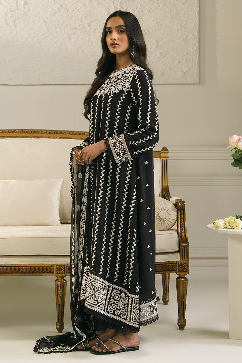 Midnight Star 2-Piece Set (Shirt & Dupatta) - Elegant Ethnic Outfit for Women | Perfect for Weddings, Parties & Festive Occasions