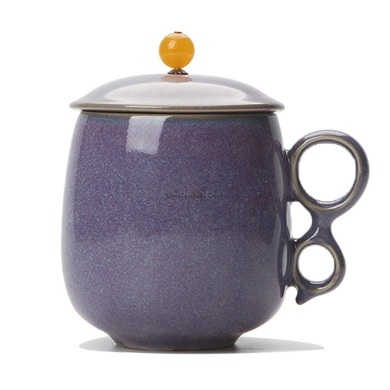 Premium Handcrafted Ice Crack Five Kilns Chinese Tea Cup - Authentic Ceramic Tea Cup for Gongfu Tea, Matcha, Herbal Tea - Perfect for Home, Office & Tea Ceremonies
