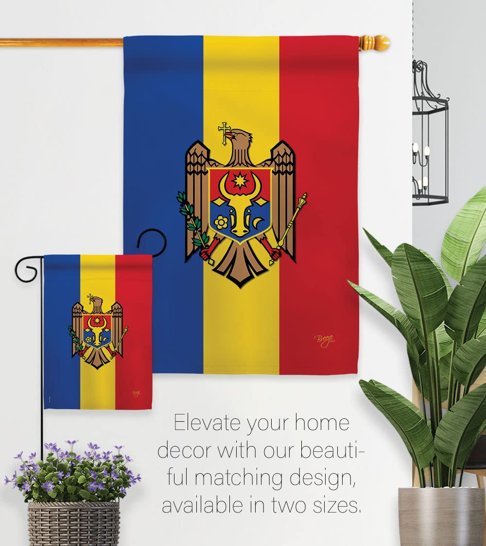 Moldova National Flag Set 28