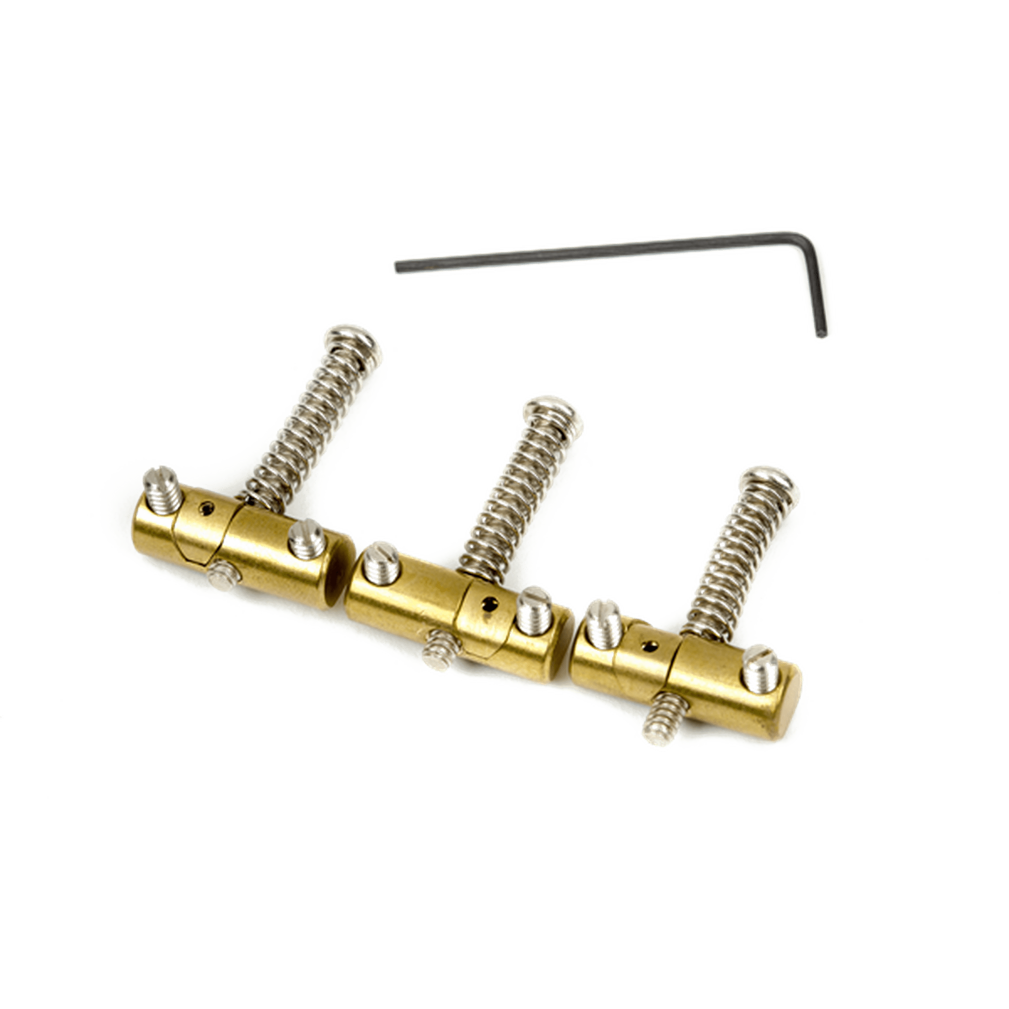 Fender Adjustable Intonation Telecaster Saddle Kit - Perfect for Guitar Setup & Bridge Replacement