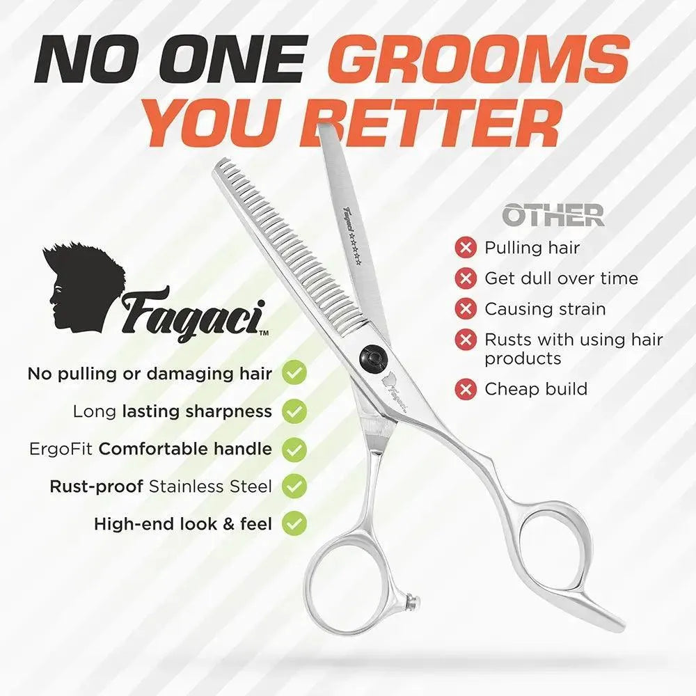 Professional Ultra-Thin Hair Thinning Shears for Stylists - Precision Texturizing & Blending Scissors for Salon & Home Haircutting