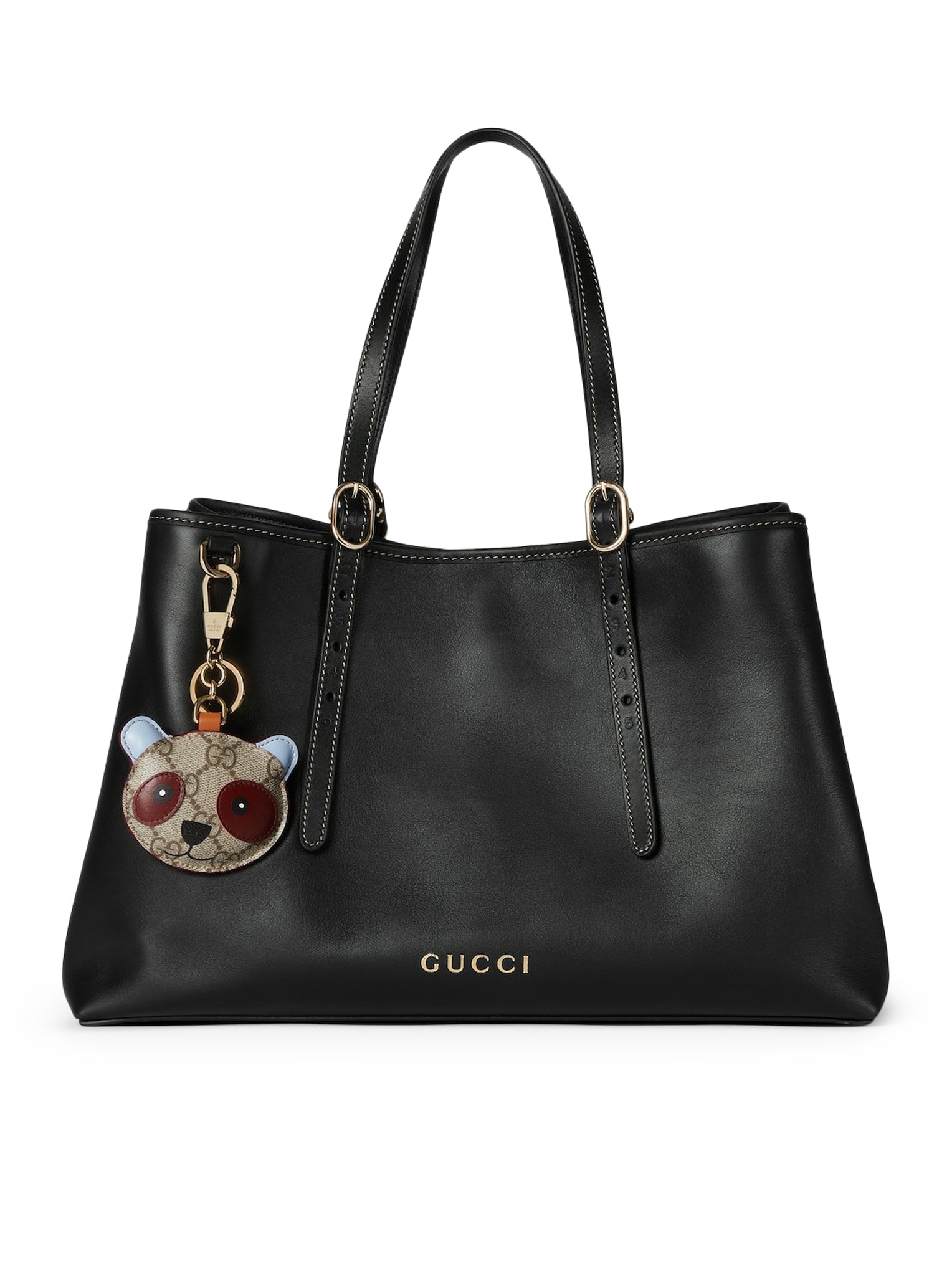 GG Emblem Medium Size Shopping Bag - Stylish & Durable Tote for Groceries, Work, or Beach - Perfect Reusable Shopping Bag for Women & Men