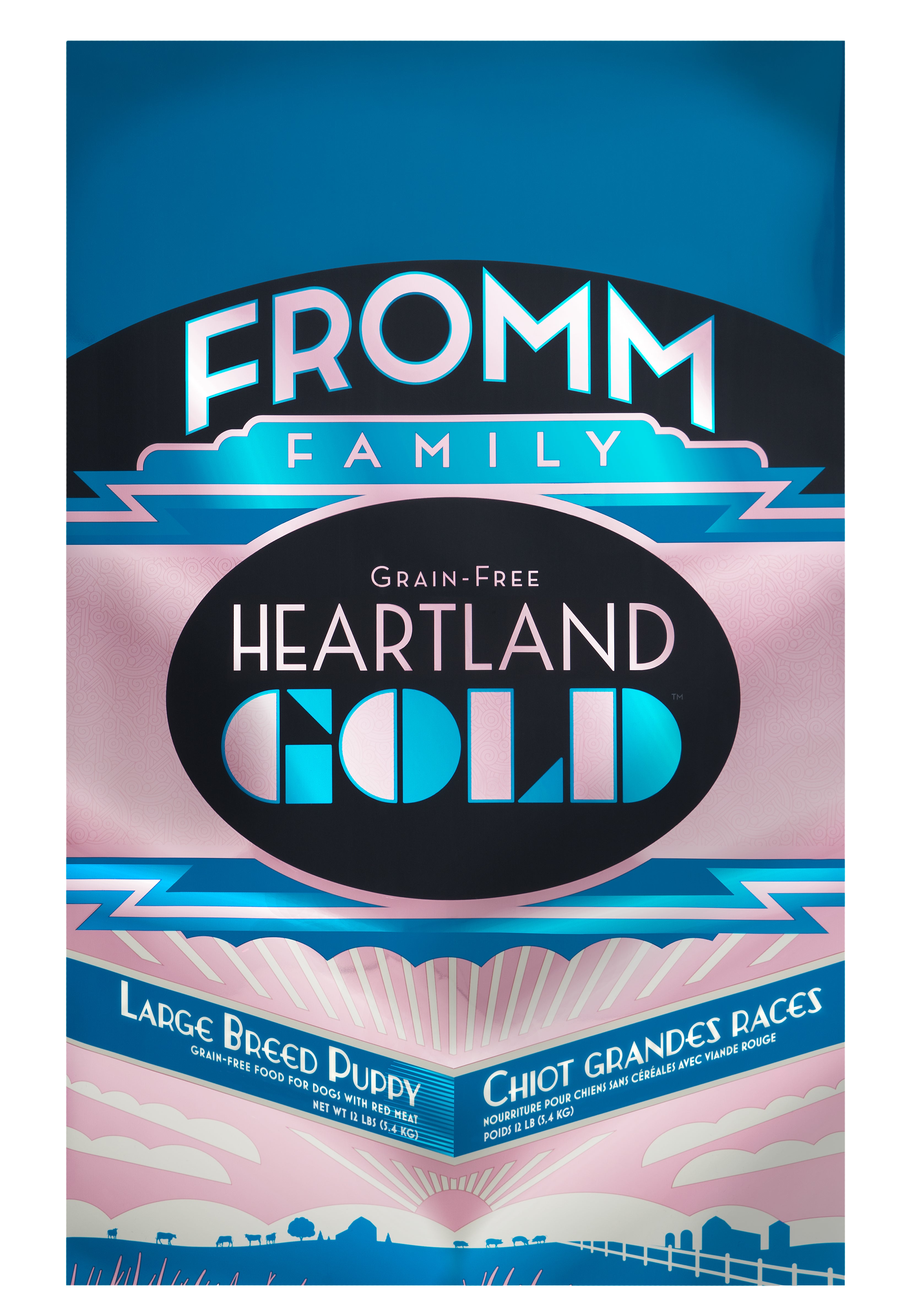 Fromm Heartland Gold Grain Free Dry Dog Food for Large Breed Puppies - High Protein, Natural Ingredients for Healthy Growth - Perfect for Active Puppies & Outdoor Adventures