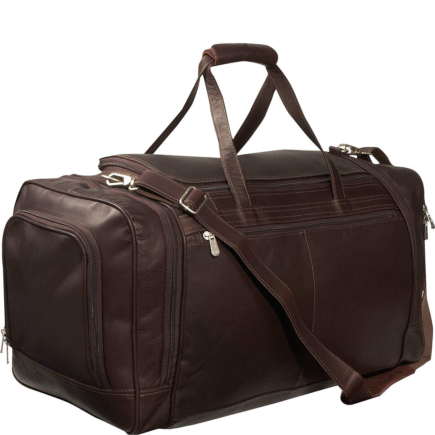 Durable Multi-Compartment Travel Duffel Bag for Gym, Sports & Weekend Getaways - Chocolate Brown, One Size Fits All - Perfect for Workouts, Camping & Air Travel
