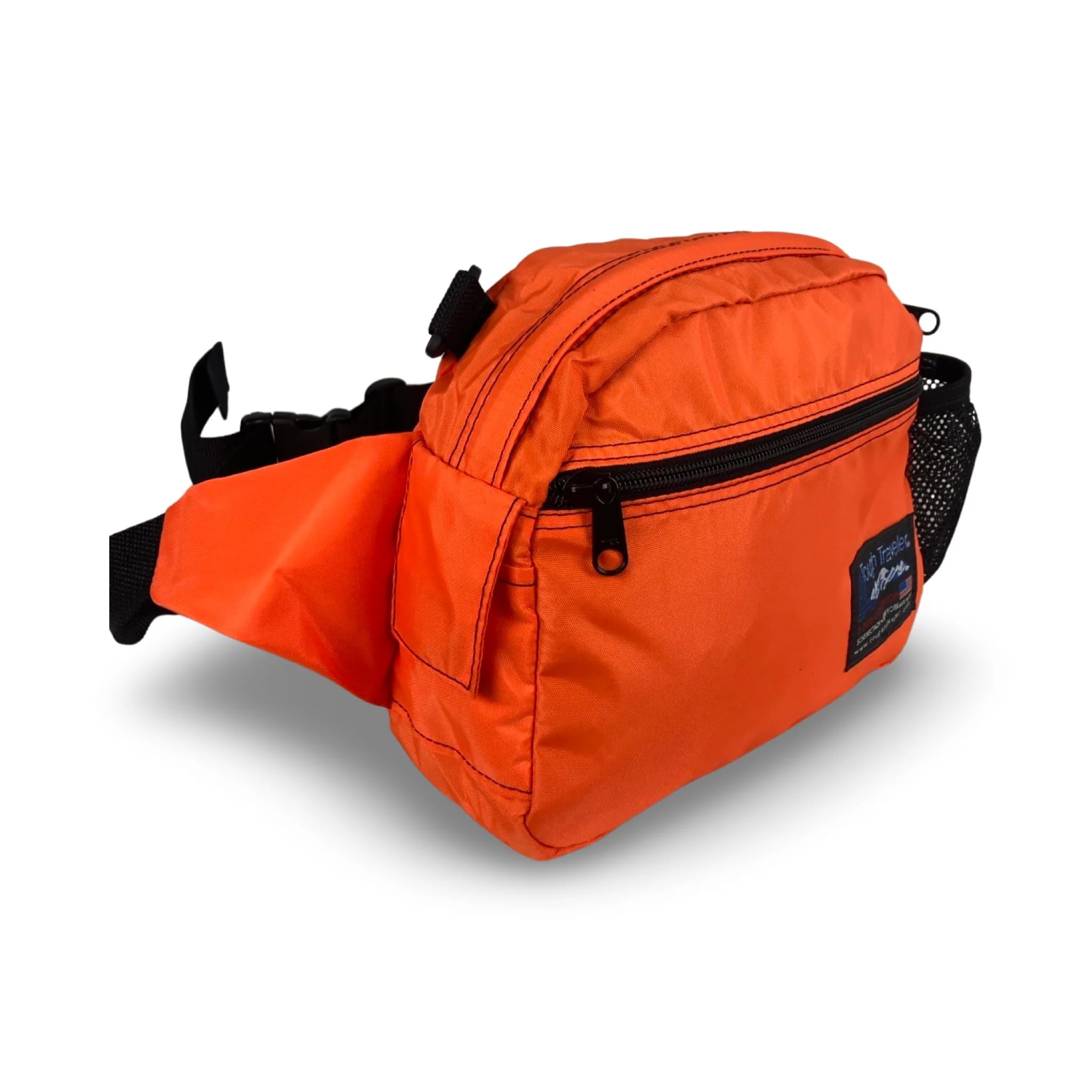 Premium Hugger Waistpack - Made in USA - Red - Perfect for Running, Hiking & Travel Accessories