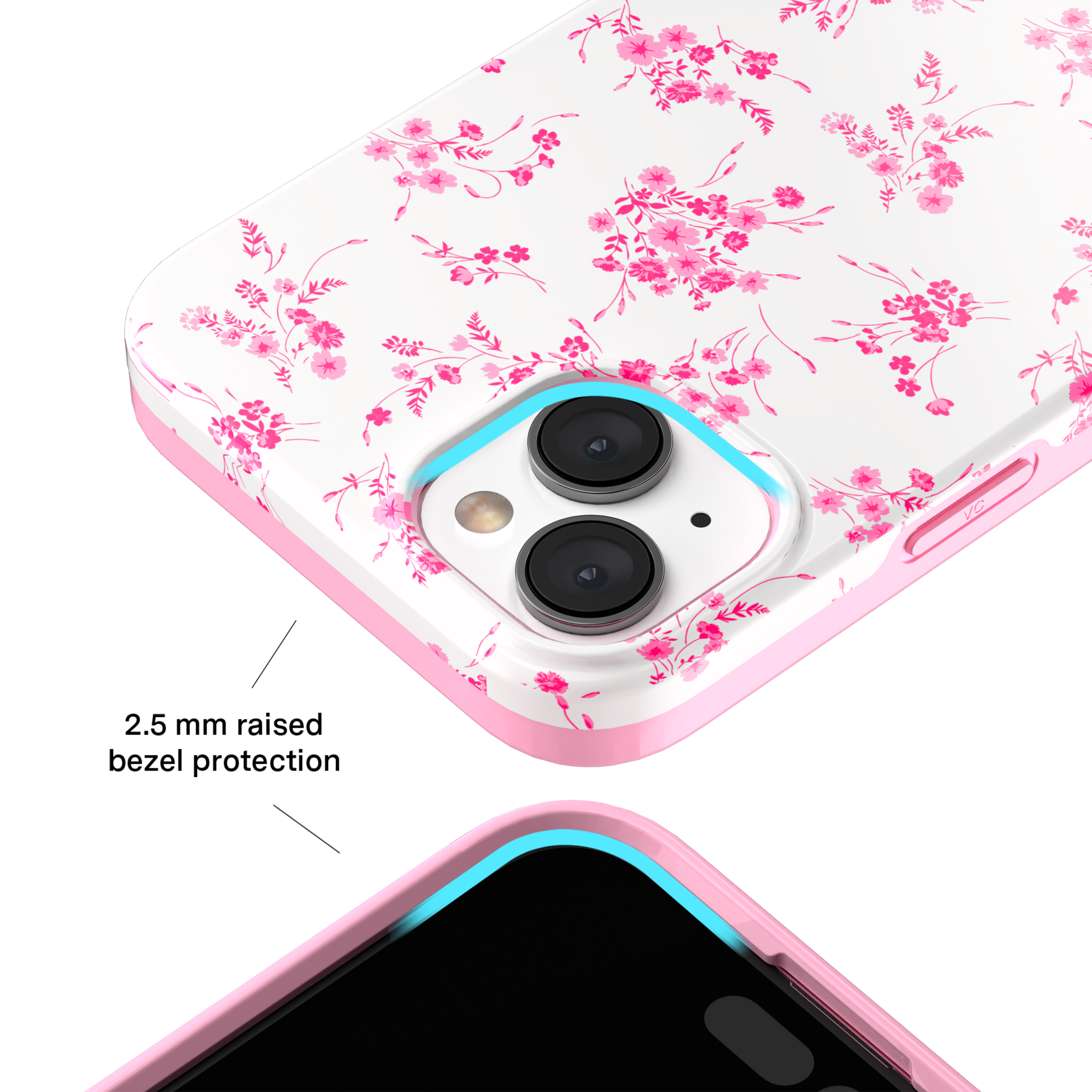 Elegant French Rose Floral iPhone Case - Slim Protective Phone Cover for iPhone 13/14/15 Pro Max - Perfect Gift for Women, Girls, Bridesmaids & Romantic Occasions