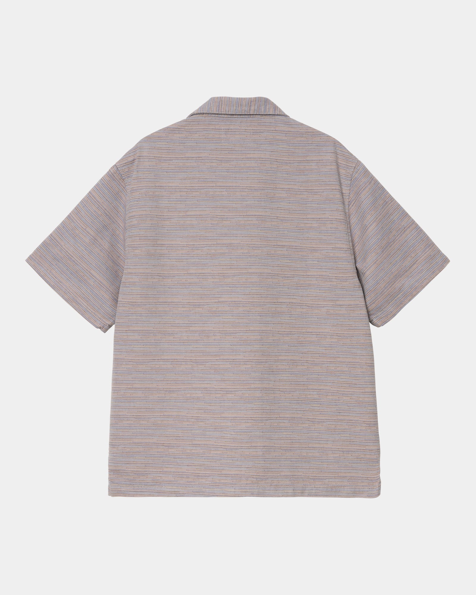 Short Sleeve Gellar Stripe Shirt for Men - Multicolor Casual Button Down Shirt | Perfect for Summer, Office Wear & Casual Outings