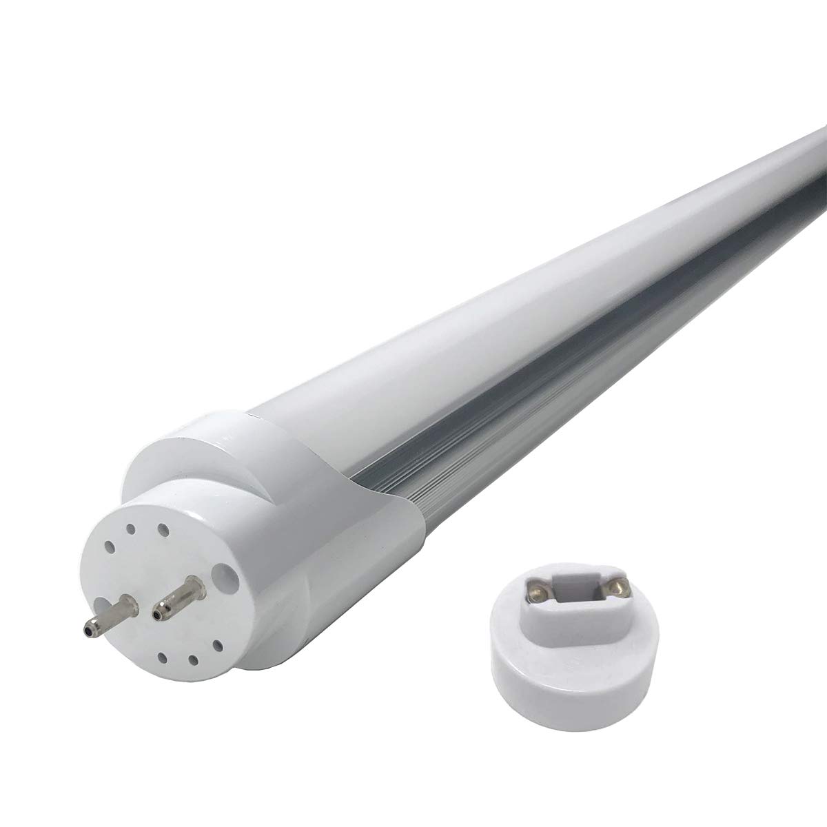 8FT G13 LED Linear Tube 38W 5000K - DLC & UL Listed for Office Lighting