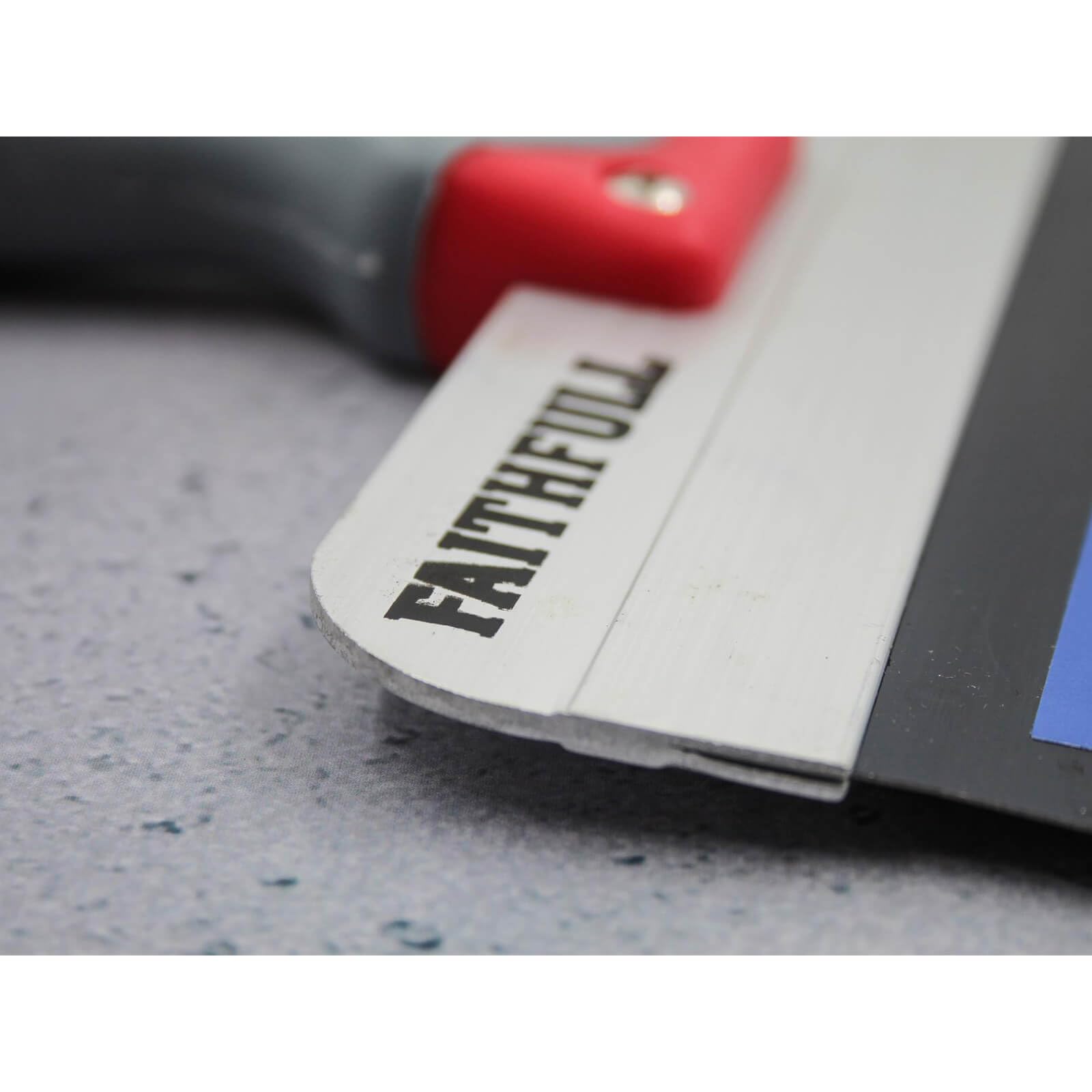 Premium 8-Inch Drywall Taping Knife - High Carbon Blue Steel Blade for Professional Drywall Finishing | Perfect for Joint Compound Application, Wall Repair & DIY Home Projects