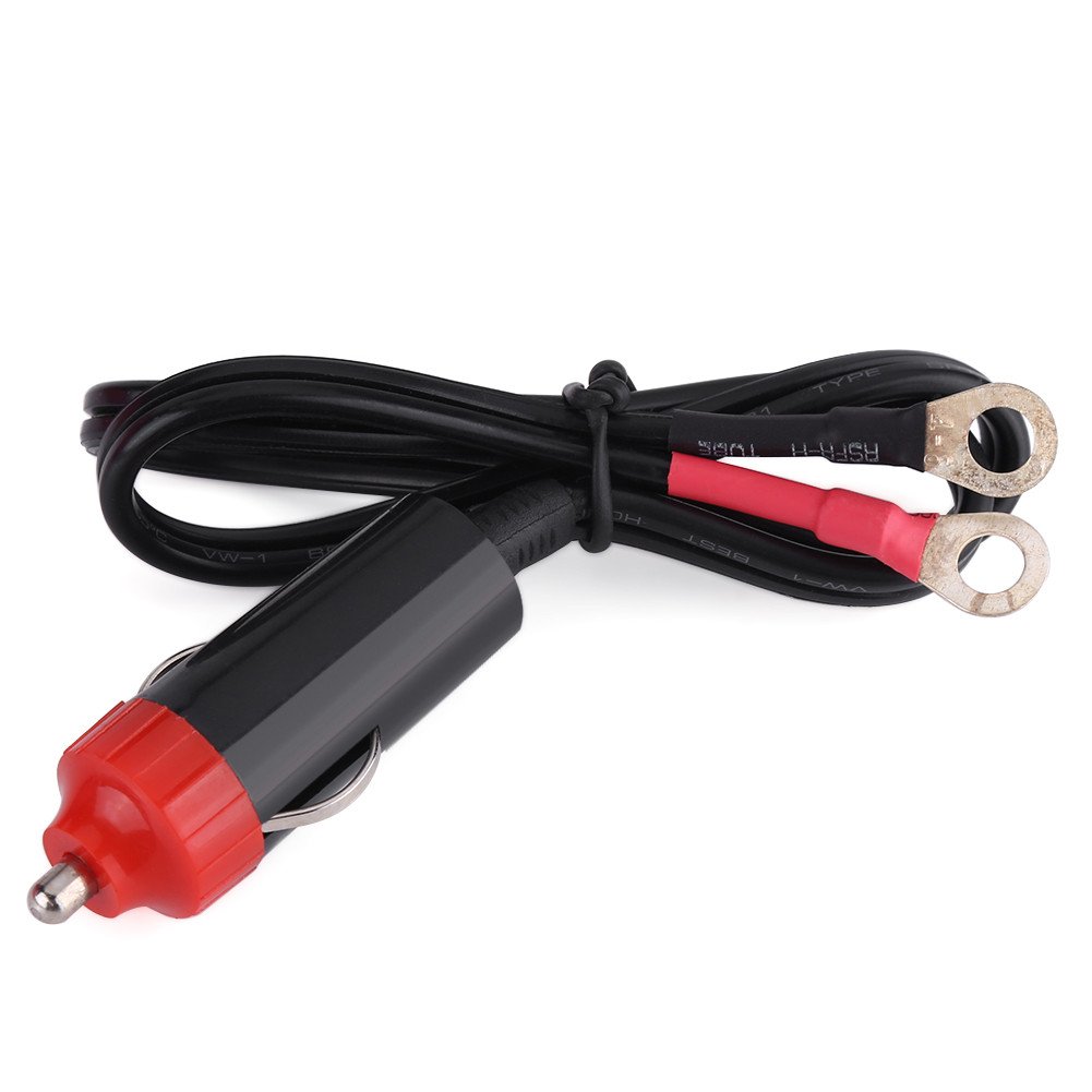 Yosoo 1500W Power Inverter DC 12V to AC 110V with Cigarette Lighter Plug & Battery Clips - Portable Car Power Converter for Laptops, CPAP Machines, Small Appliances (Red)
