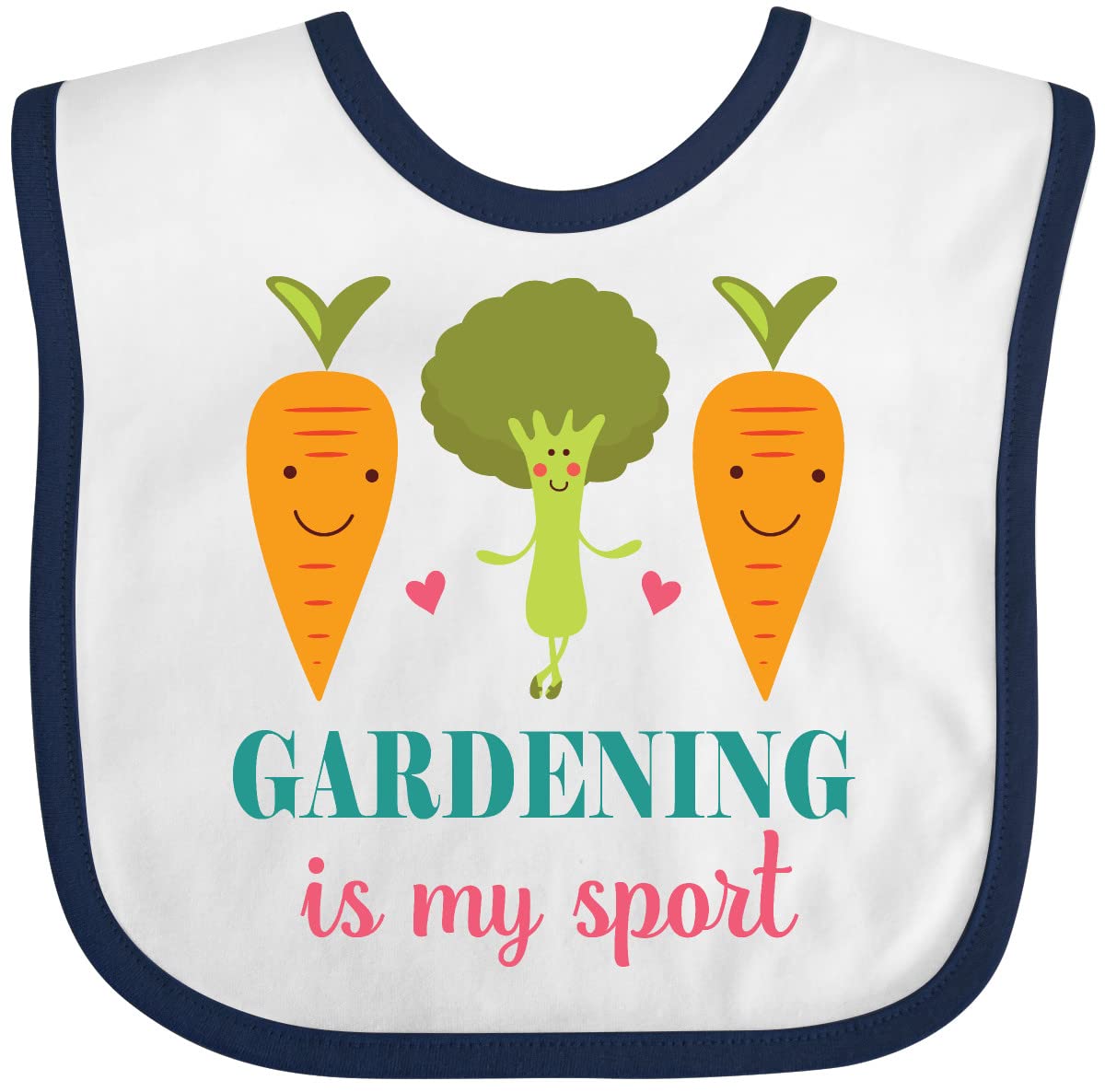 Inktastic Gardening Is My Sport Baby Bib - Cute Gardener Bib for Infants & Toddlers - Perfect for Feeding, Mealtime, and Outdoor Activities