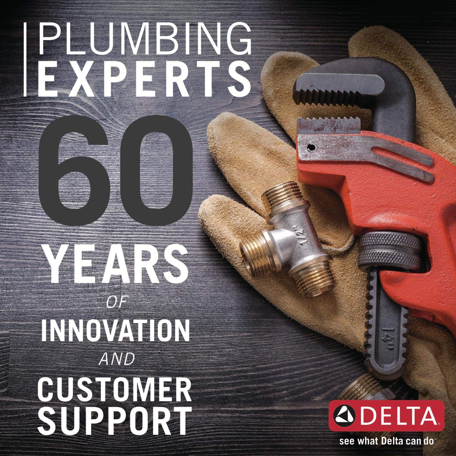 Delta Ara 14 Series Single-Function Shower Valve Trim Kit in Chrome - T14267-LHD Shower Handle & Trim Set (Valve & Shower Head Sold Separately) - Perfect for Bathroom Renovation & Modern Home Upgrades