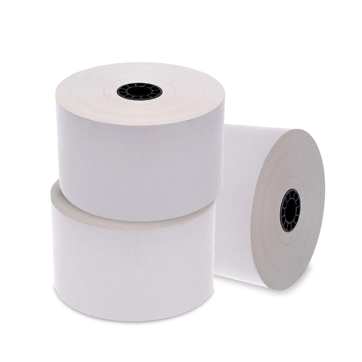 80mm x 170' Iconex Sticky Media Full Tack Linerless Labels - 12 Rolls for Shipping, Packaging & Inventory Management | Thermal Printer Compatible
