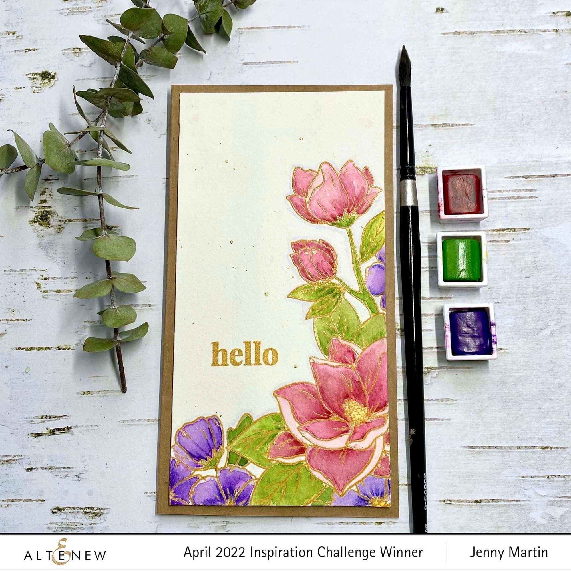DIY Craft Your Life Project Kit: Magnolia & Blooms Floral Arrangement Set for Home Decor, Wedding Centerpieces, and Gift Ideas