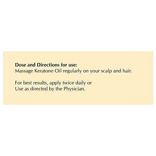Dabur Keratone Ayurvedic Hair Oil 100ml - Natural Hair Nourishment & Revitalization Treatment | Controls Dandruff & Maintains Hair Color | For Dry, Damaged Hair & Scalp Care | Daily Hair Growth Solution