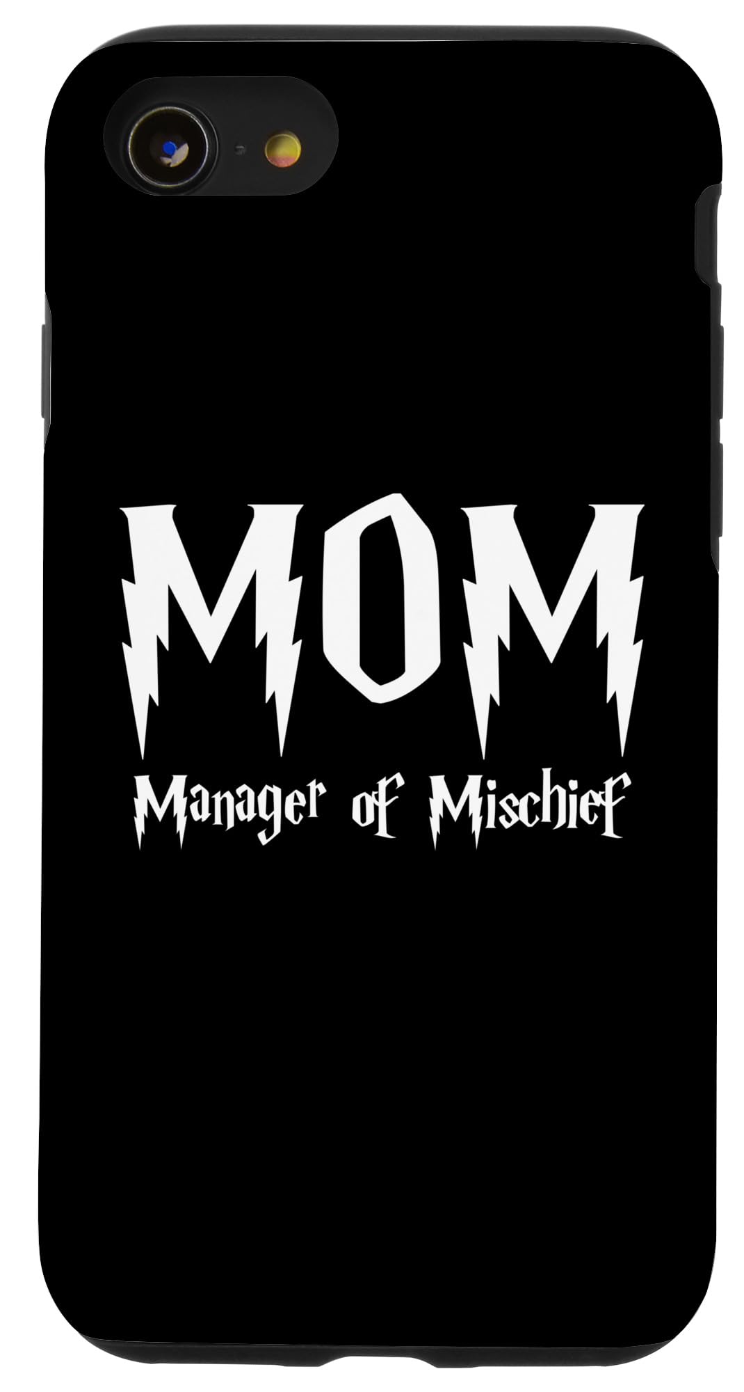 iPhone SE (2020) / 7 / 8 Funny Mom Case - Manager Of The Mischif - Durable Protective Cover for Everyday Use and Family Adventures
