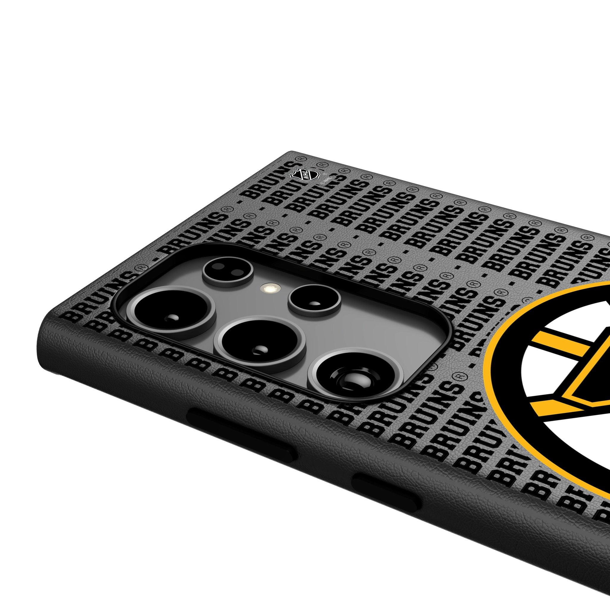 Boston Bruins MagSafe Compatible Phone Case for Samsung Galaxy - Durable Text Design, Perfect for Hockey Fans & Game Day Support