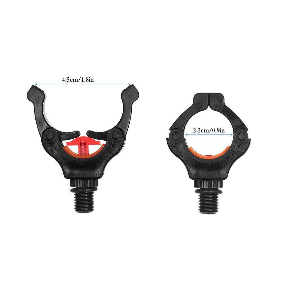 Lixada Fishing Rod Holder - Adjustable Fishing Pole Grip Support with Quick Connect Tool for Tackle Accessories | Perfect for Shore, Boat & Kayak Fishing