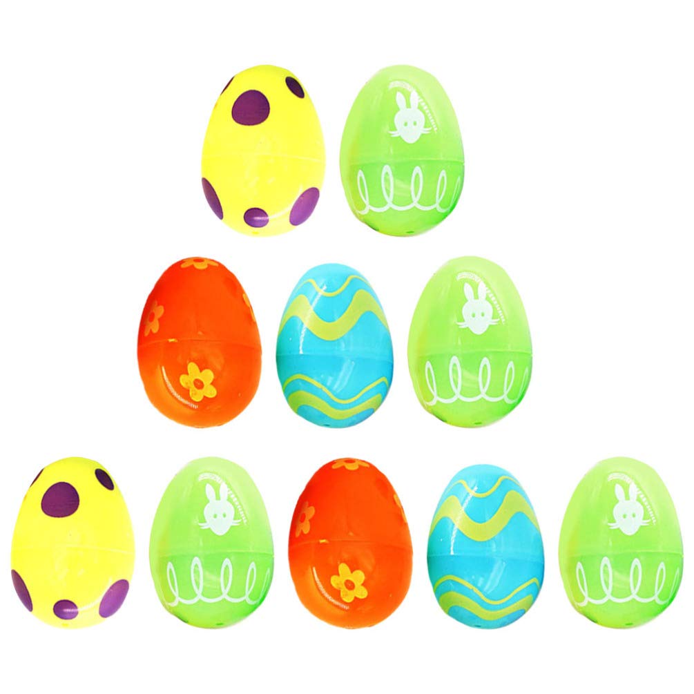 PRETYZOOM 24Pcs Fillable Plastic Easter Eggs - Easter Basket Stuffers, Easter Party Favors & Classroom Prizes (Assorted Colors) - Perfect for Easter Egg Hunts, Spring Celebrations & Kids' Party Games