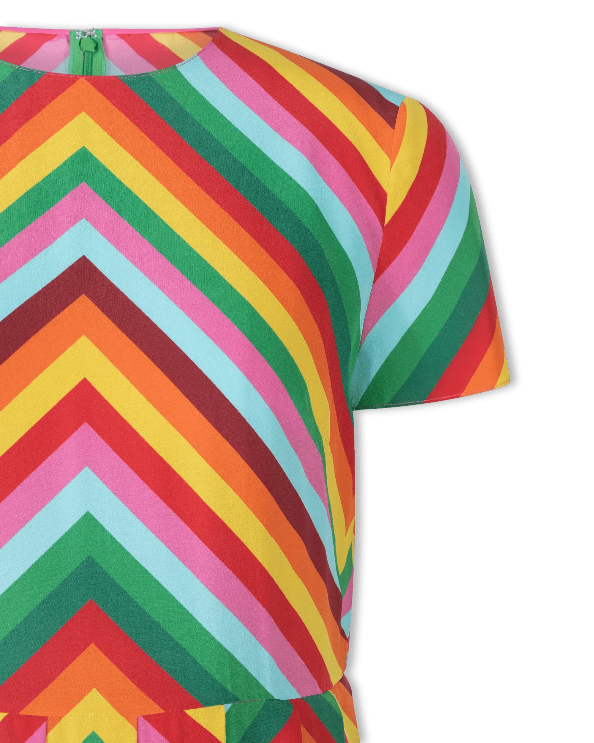 Stylish Optical Multicolor Printed Mini Dress for Women - Perfect for Parties, Dates & Summer Outfits