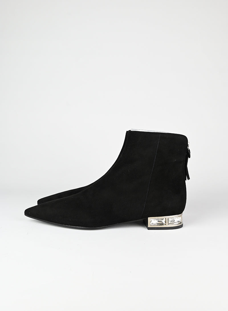 Miu Miu Black Suede Ankle Boots Size 35.5 - Stylish & Comfortable Women's Shoes for Office, Party & Everyday Wear