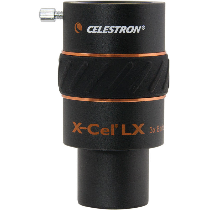 Celestron X Cel LX 3x Barlow Lens 93428 - High Power Telescope Eyepiece for Astronomy & Astrophotography | Perfect for Moon, Planets & Deep Space Observation