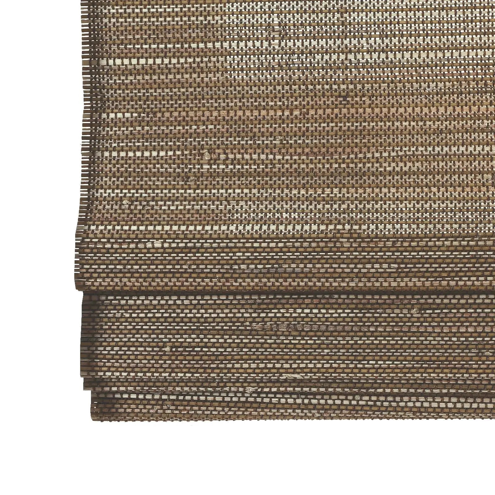 Natural Ramie Bamboo Woven Window Shade - Light Brown - Eco-Friendly & Durable - Perfect for Living Room, Bedroom & Patio Privacy