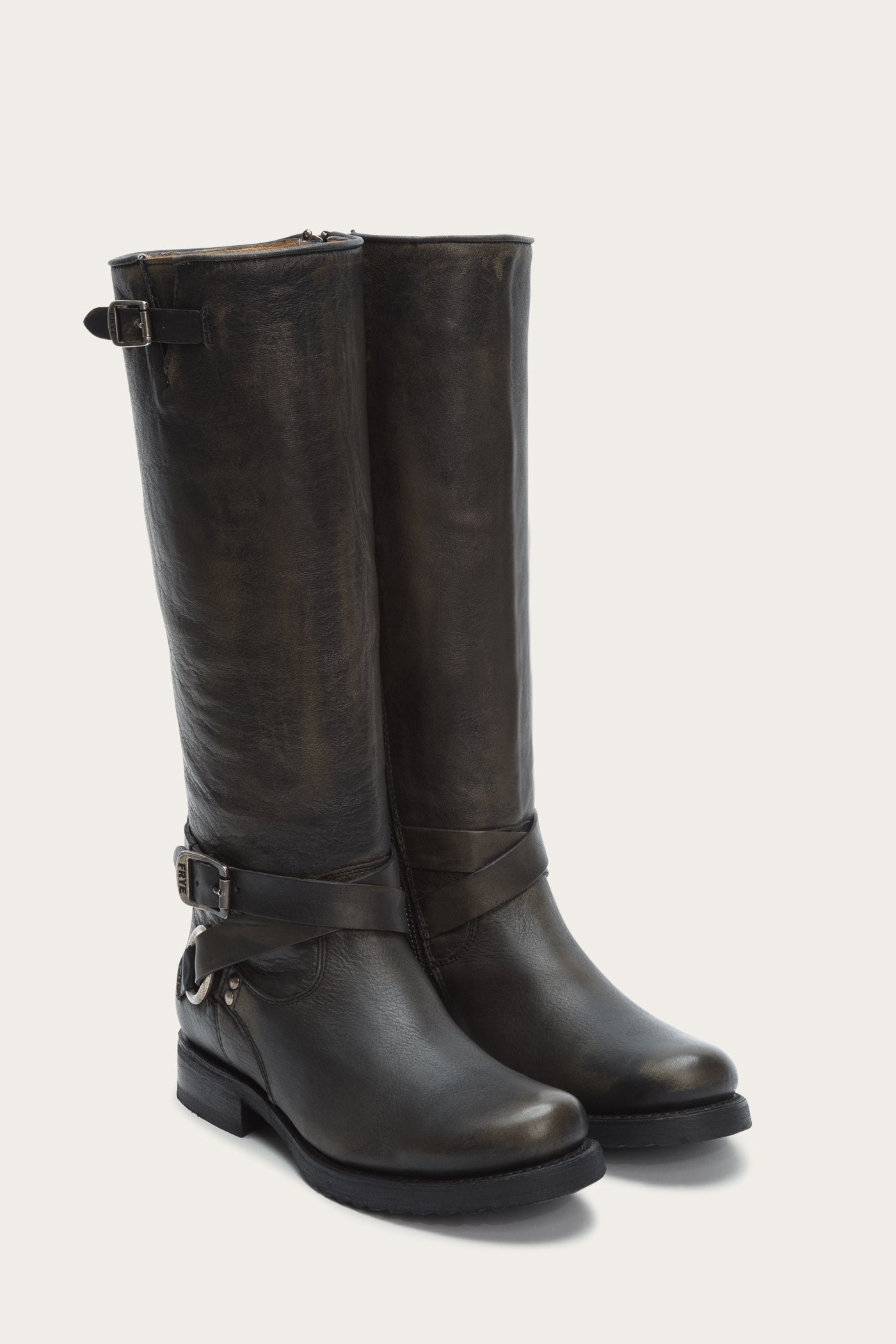 Veronica Criss Cross Tall Boots - Pre-Owned & Stylish Women's Fashion for Fall & Winter Outfits