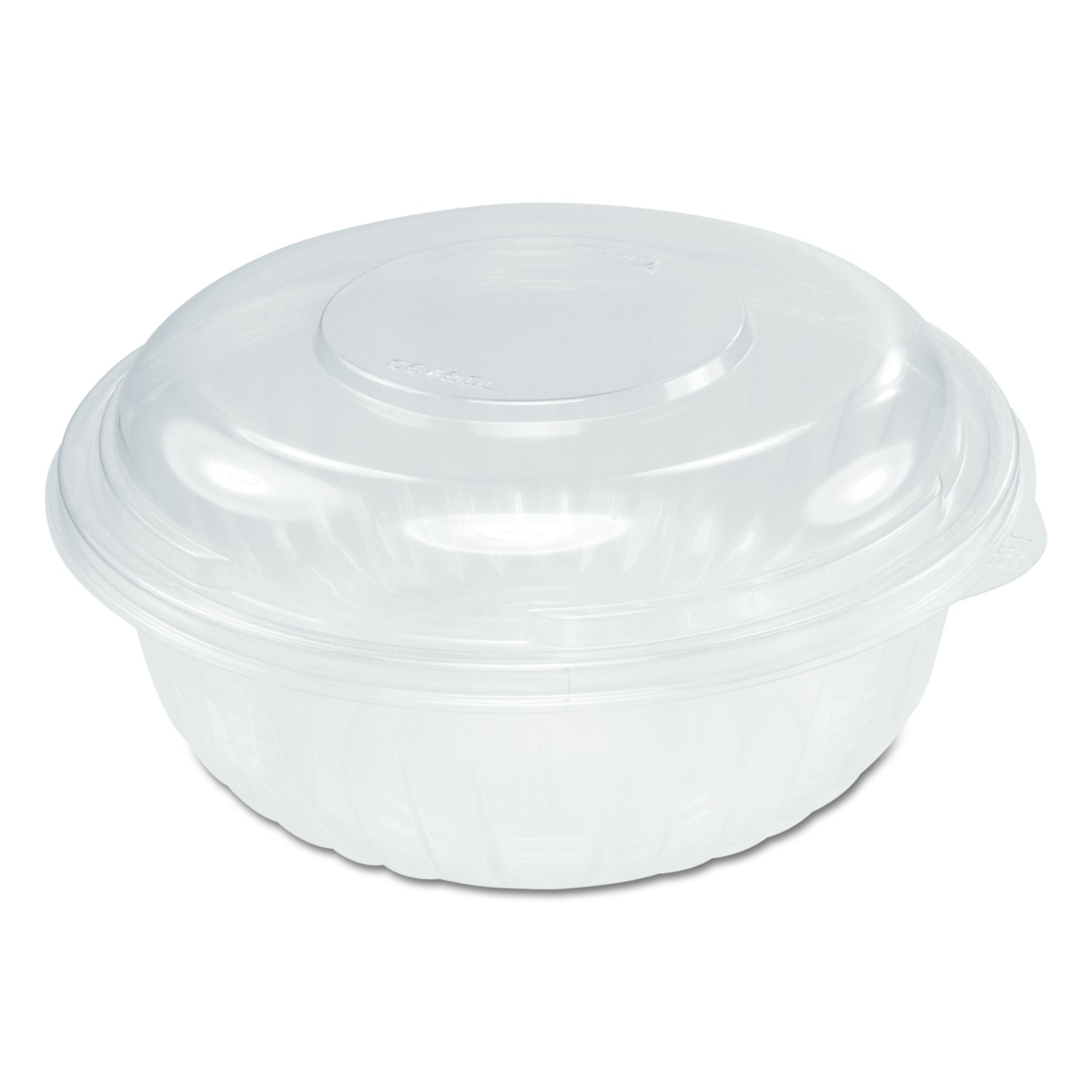 Dart C32BCD 32 oz Clear OPS Bowl with Dome Lid - Case of 126 Bowls with Lids | Perfect for Food Storage, Meal Prep, Catering & Takeout Containers