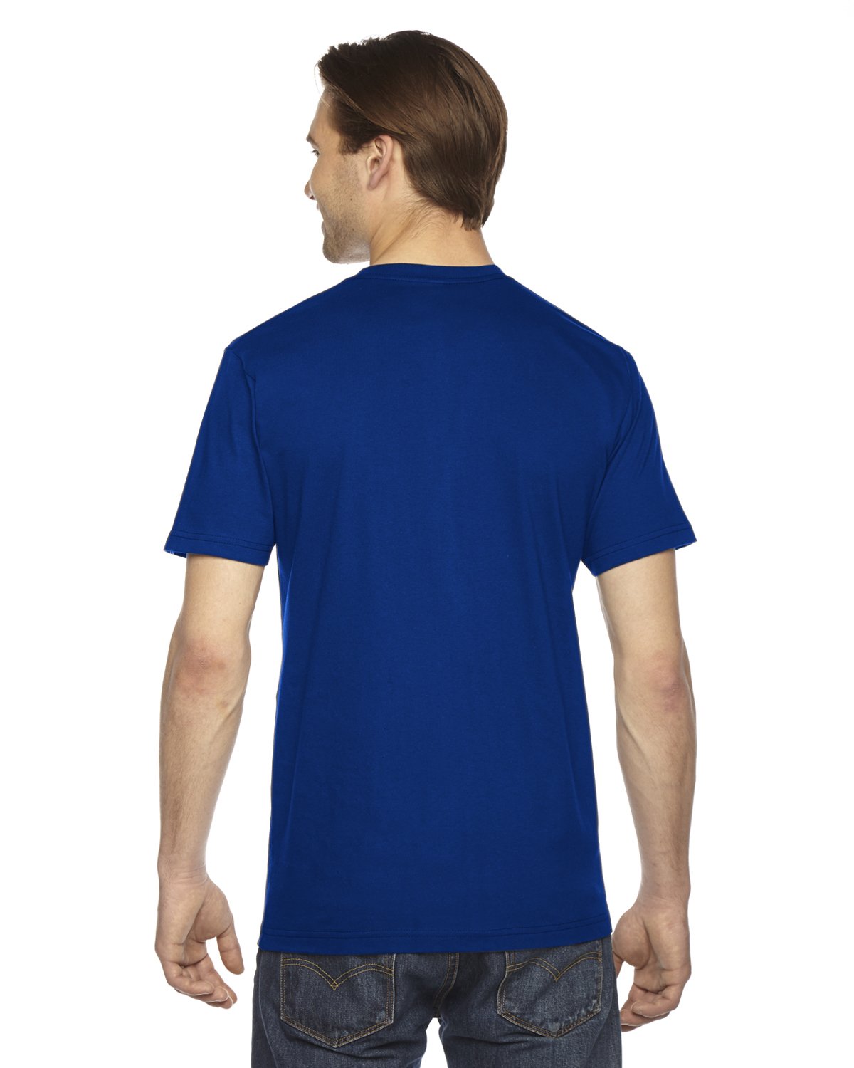 Premium American Apparel Fine Jersey Cotton T-Shirt for Men & Women - Soft Comfort Fit Crewneck Tee (2001W) - Perfect for Casual Wear, Layering & Everyday Outfits