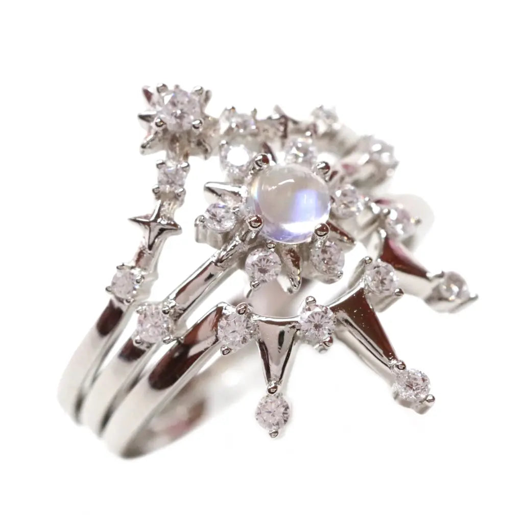Piper Ring Stack - Elegant Stackable Rings Set for Women | Perfect for Layering, Everyday Wear & Special Occasions