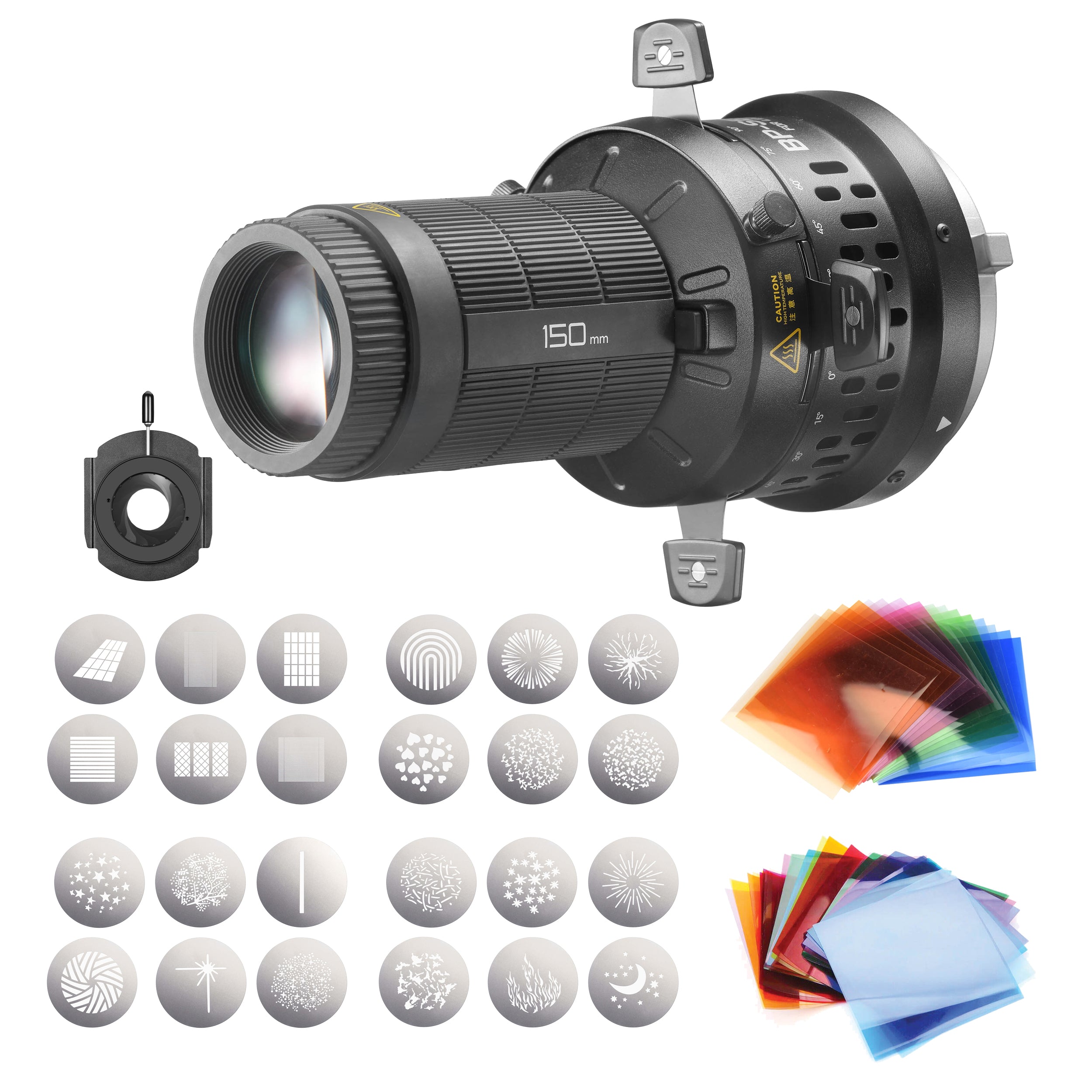 Godox BP SE LED Projection Attachment Complete Bundle Kit - Professional Photography Lighting Accessory for Studio, Portrait & Product Shoots