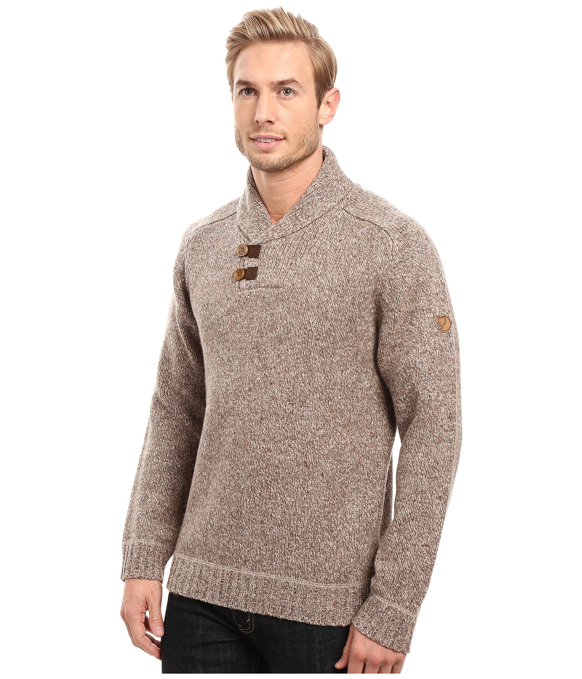 Fjallraven Men's Lada Sweater - Warm Wool Knit Pullover for Outdoor Adventures & Casual Wear - Perfect for Hiking, Camping & Everyday Style