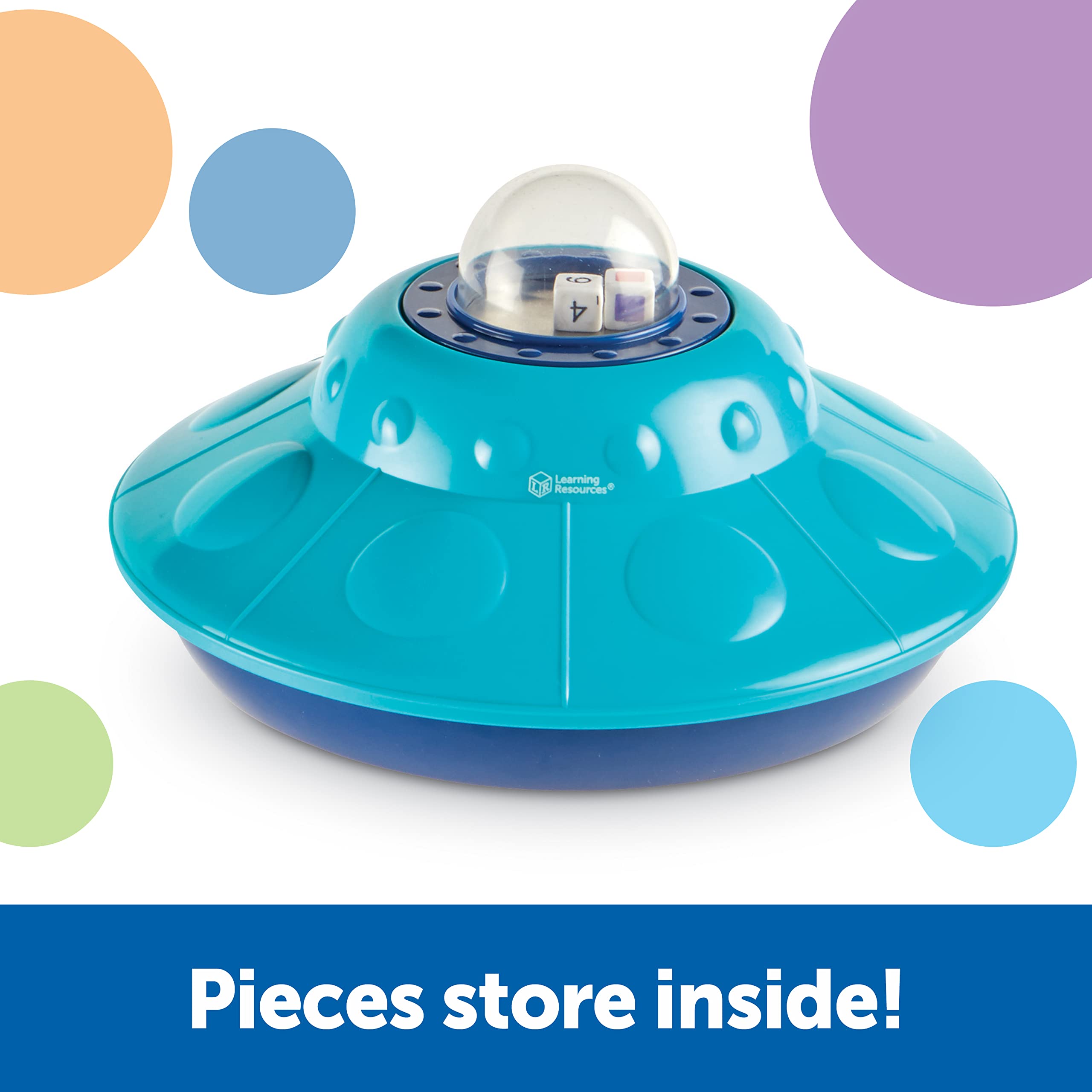Learning Resources Oodles of Aliens Sorting Saucer - Fine Motor Skills, Counting & Sorting STEM Toys for Preschoolers - Educational Math Games with 48 Pieces - Ideal for Classroom & Homeschool Activities (Ages 4+)