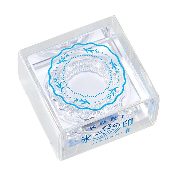 Kori Jirushi Large Ice Cube Stamp - Fun and Creative Ice Cube Maker for Cocktails, Drinks, and Parties - Hitotoki / King Jim Brand