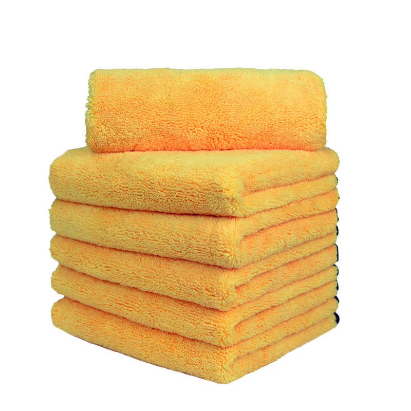 Premium Microfiber Hair Towel (16x24 Inches) for Long & Short Hair - Ultra Absorbent 380GSM Fast Drying Towels (Pack of 6) - Perfect for Swimming, Gym, Travel & Home Use