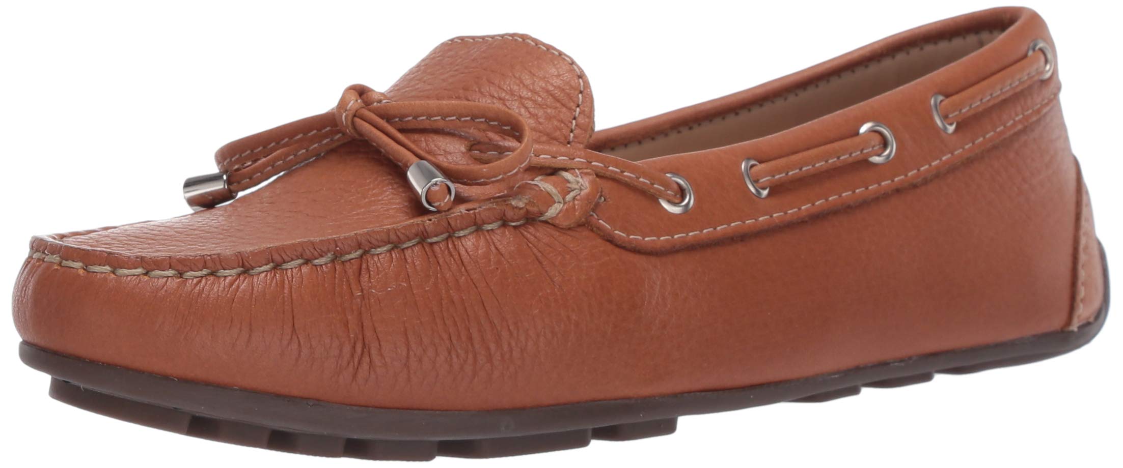 Driver Club USA Women's Genuine Leather Loafers - Handcrafted in Brazil - Comfortable Nantucket Style Slip-On Shoes for Work, Office & Casual Outings