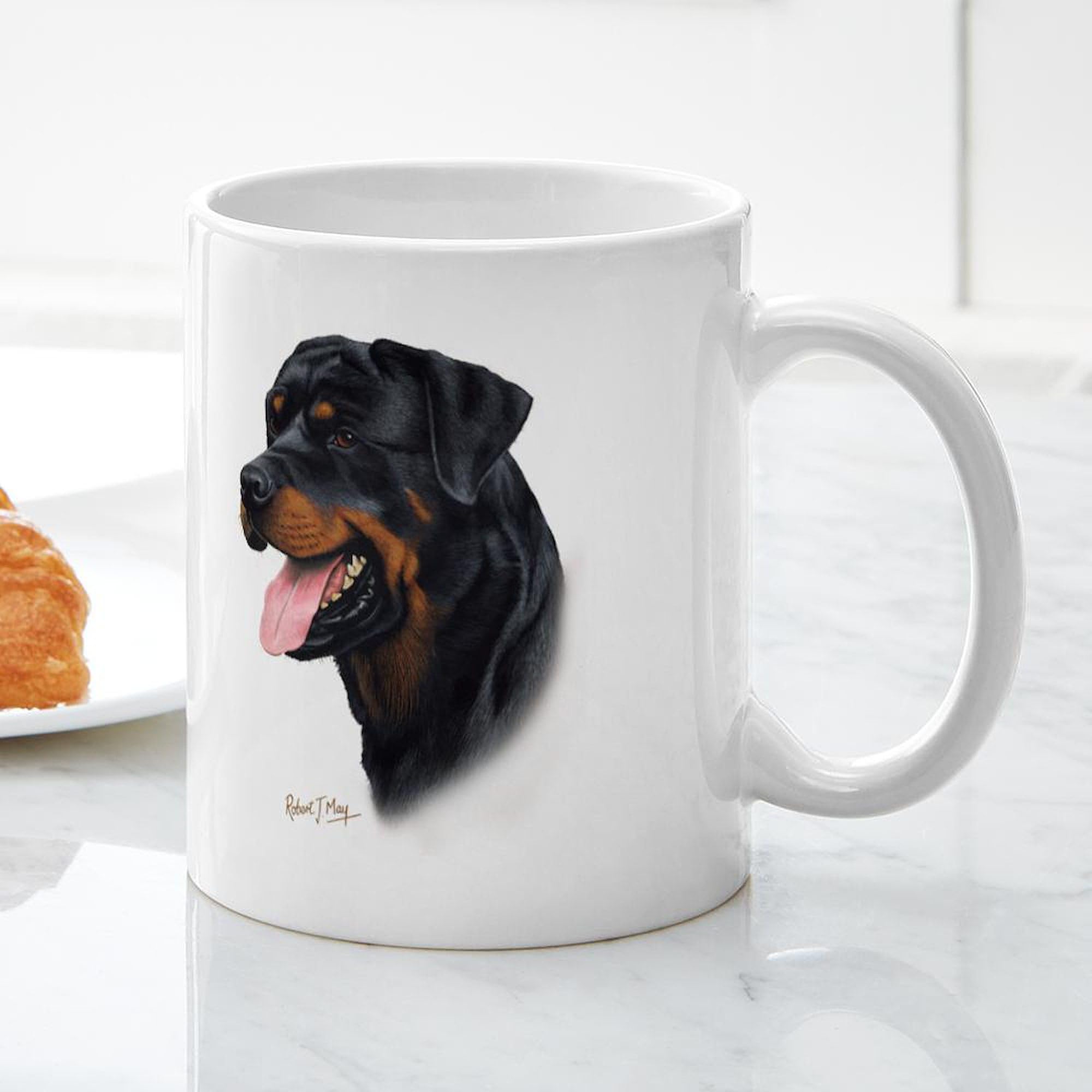 Rottweiler Ceramic Coffee Mug 11 oz (325 ml) - Perfect for Dog Lovers, Office Use & Home Brewing | CafePress